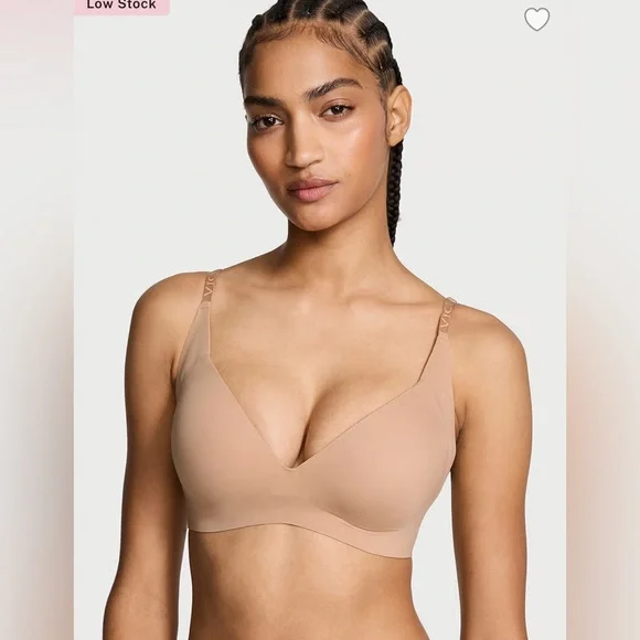 🆕 VICTORIA'S SECRET THE T-SHIRT PUSH-UP WIRELESS COMFORT BRA MARZIPAN L - Picture 2 of 11